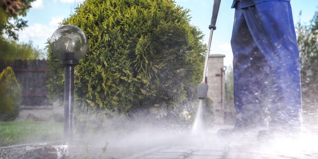 pressure washing