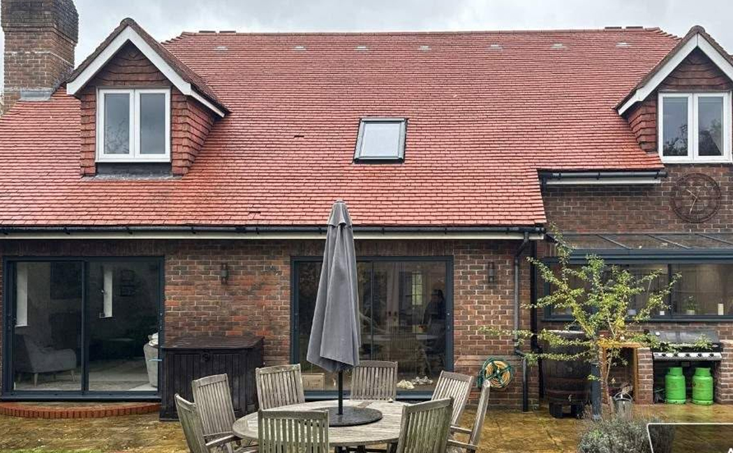 After roof clean