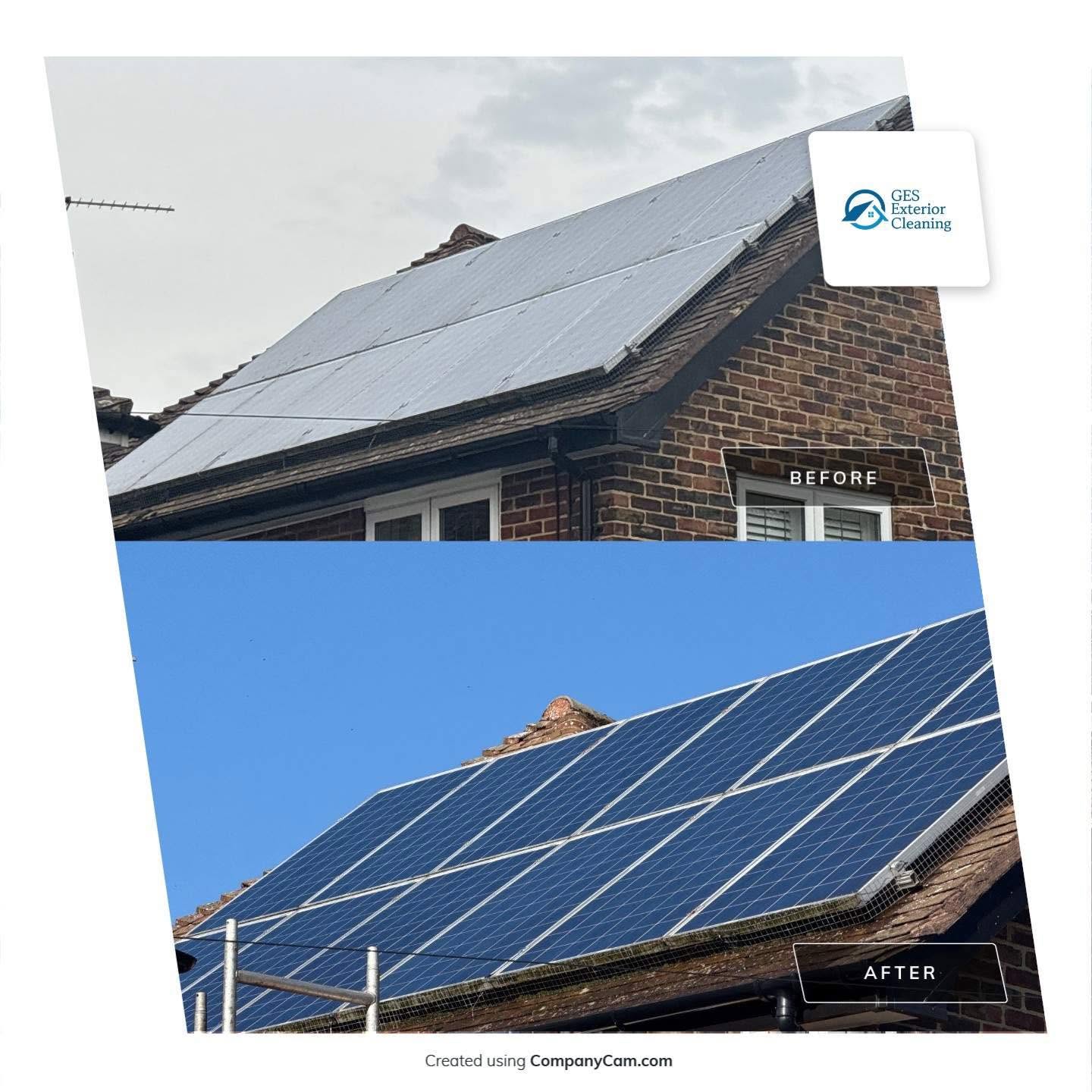 Solar panel cleaning